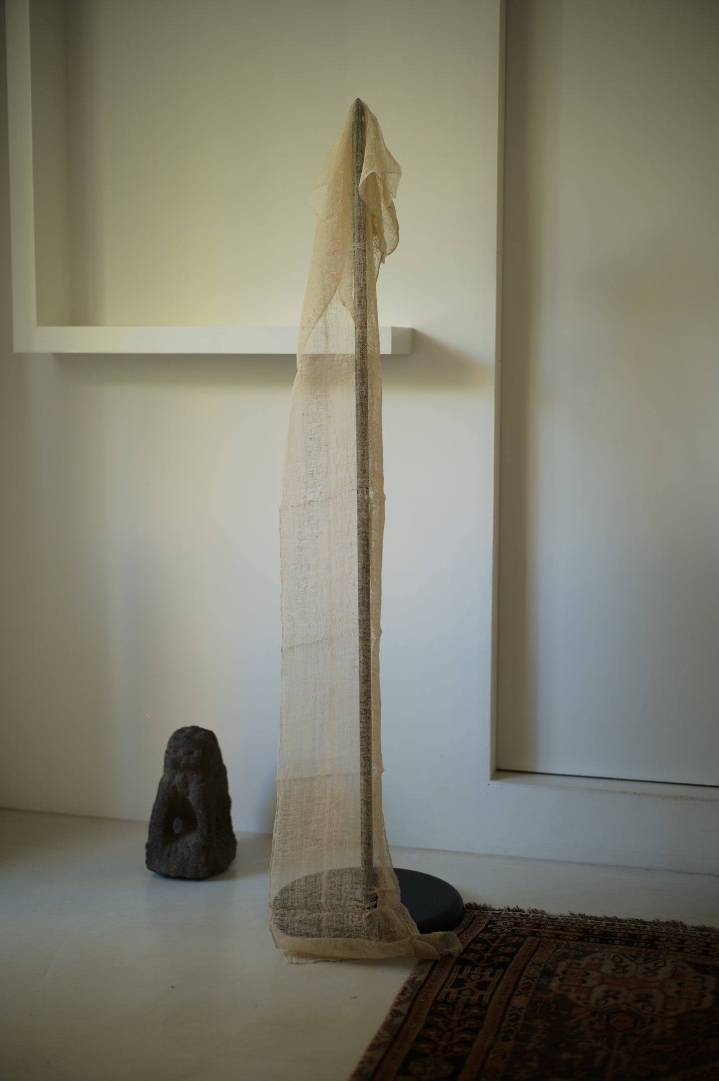 日本昭和初期 蚊帳布 Old Mosquito net NO.12