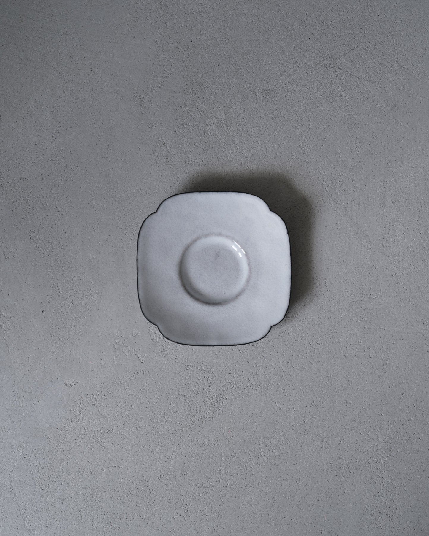広瀨陽 七寶燒茶托花型 CT-S-02