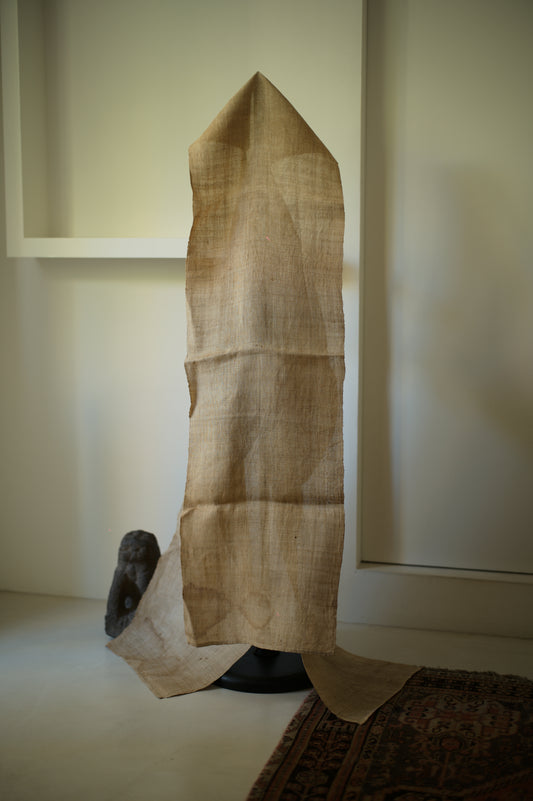 日本 20世紀 韓國苧麻三片暖簾 Old Ramie Cloth – Korean Noren NO.18