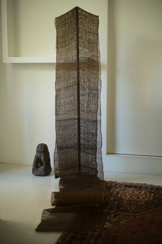 日本東北 20 世紀前中期 科布 長尺 Shina Cloth Long NO.09