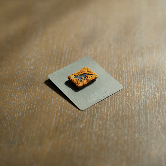 小玩意兒 狐狸刺繡別針 ＿ 043