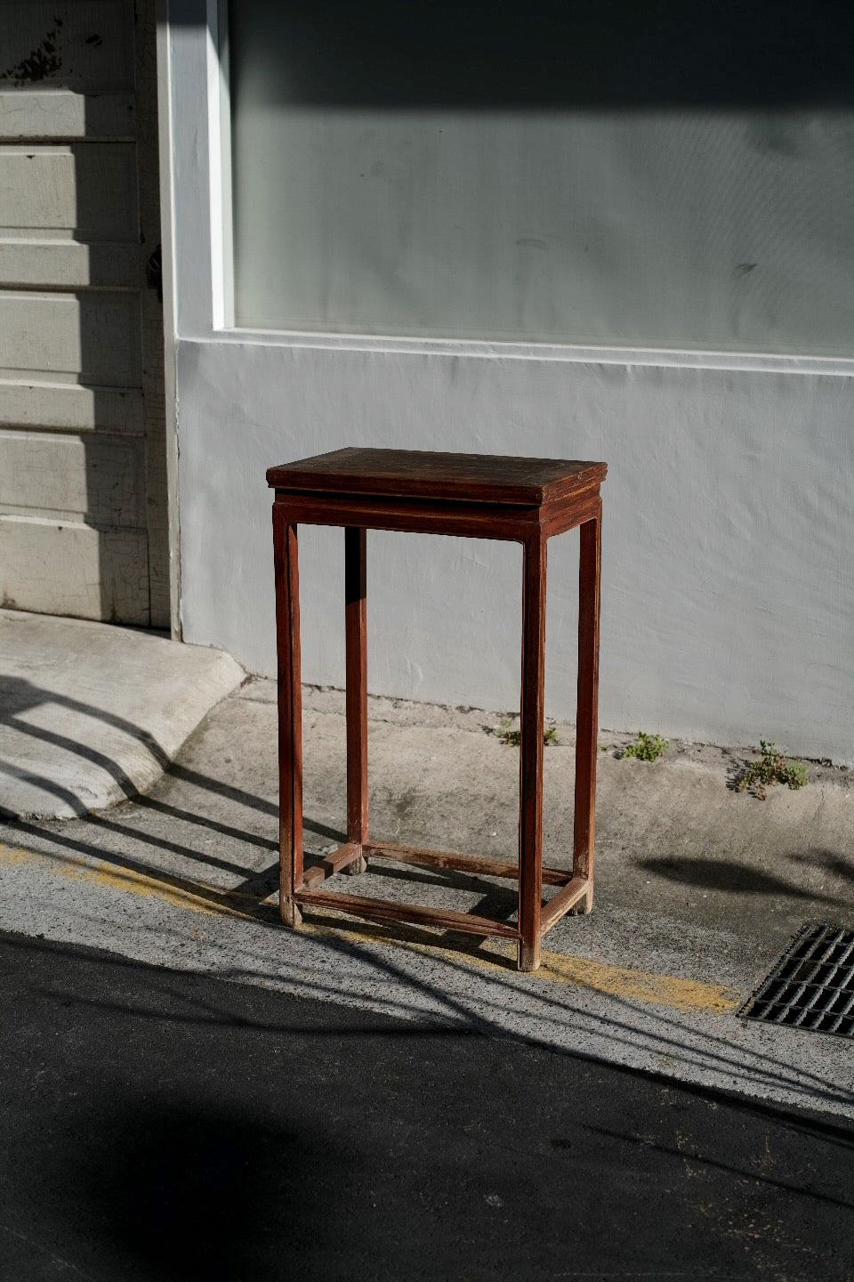 中國清代花几 一組兩座