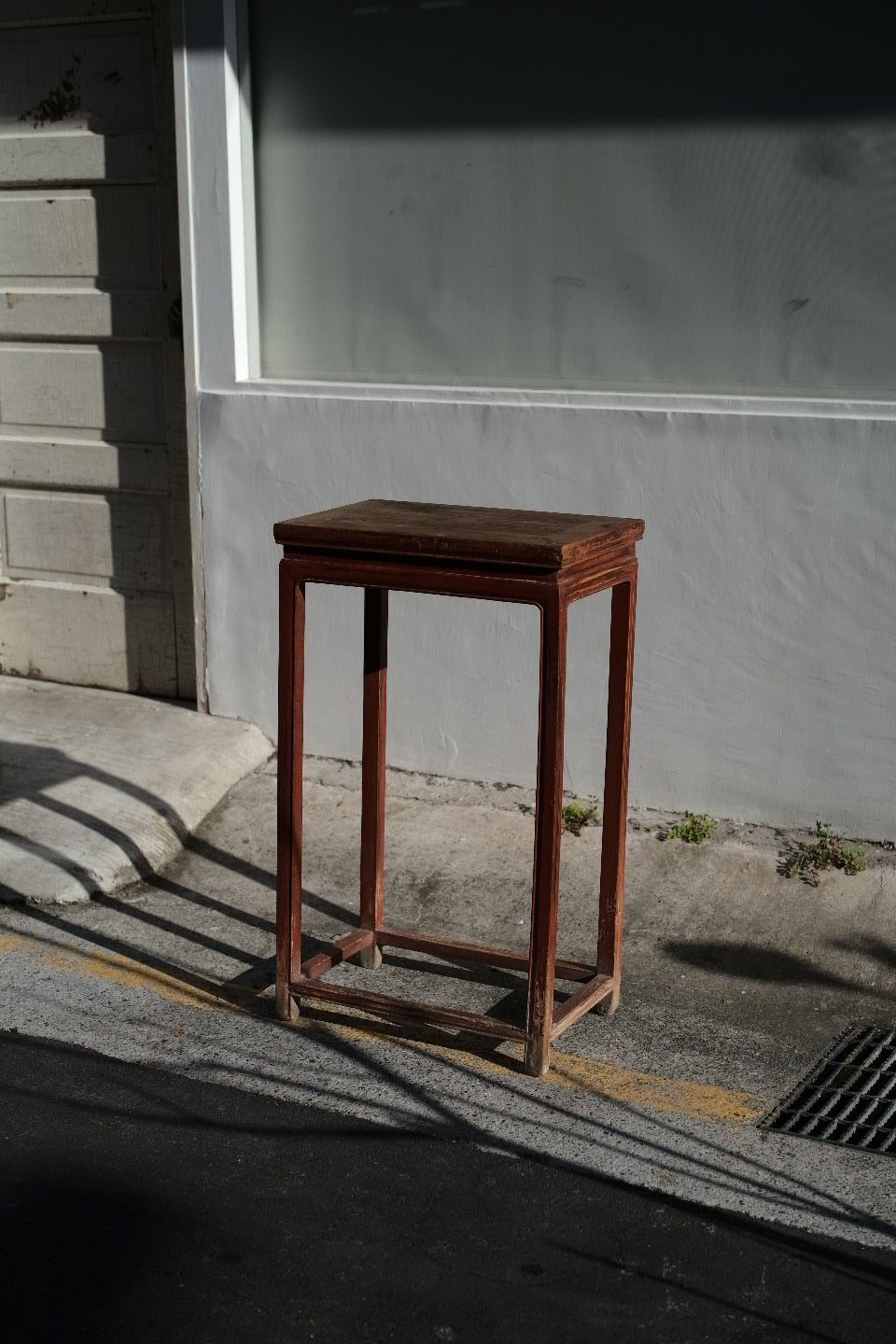 中國清代花几 一組兩座