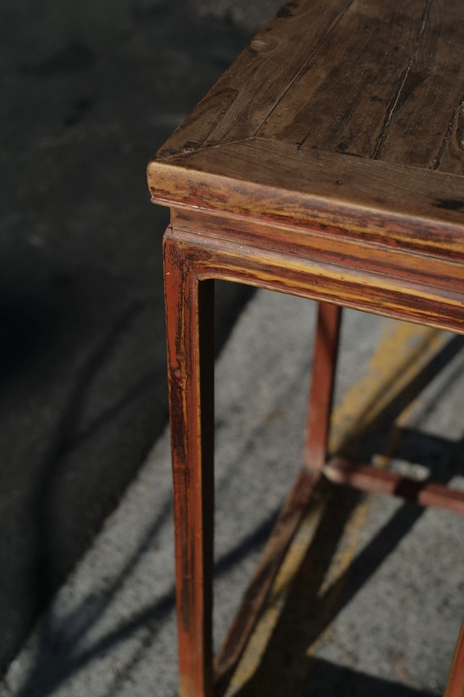 中國清代花几 一組兩座