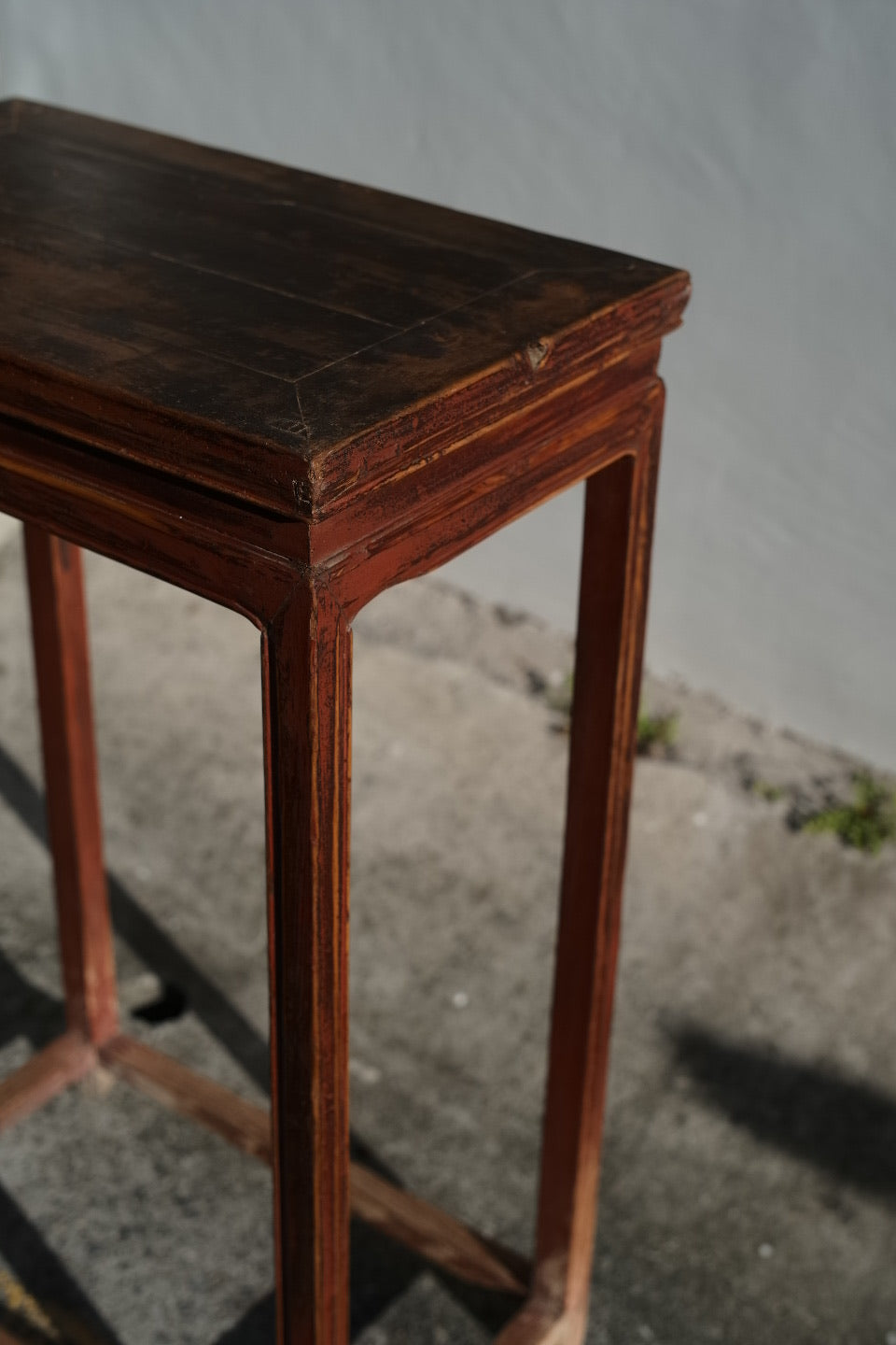 中國清代花几 一組兩座